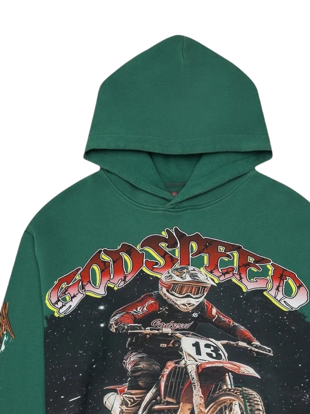 GODSPEED Motocross graphic hoodie back view
